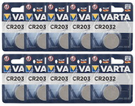 10 x 1-pack batteri CR2032