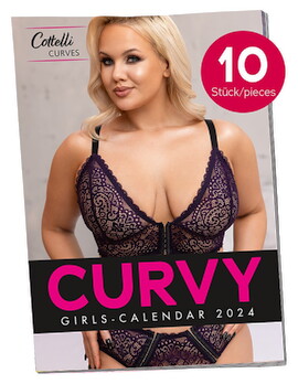 Pin-up Kalender Soft Curvy Girl 2024 - 10-pack