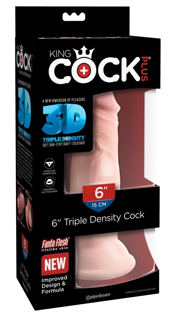 6'' Triple Density Cock